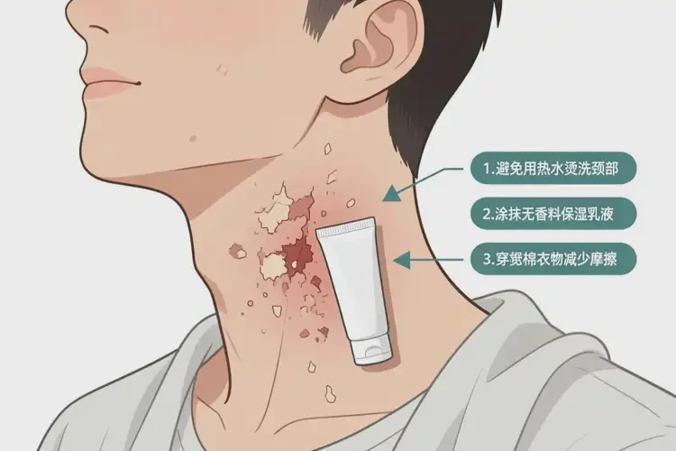 男性脖子上经常起湿疹可不可以根治(图1)