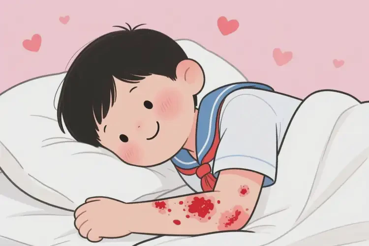 小學(xué)生手臂出現(xiàn)濕疹能徹底自愈嗎(圖2)