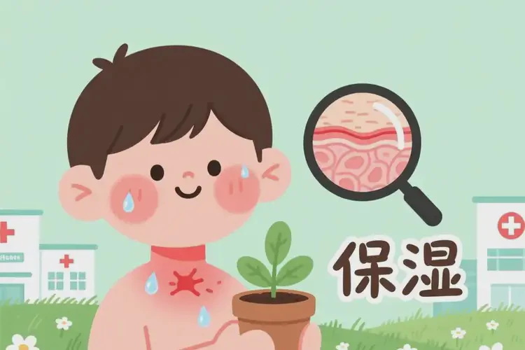 孩子脖子长湿疹可不可以根治(图1)