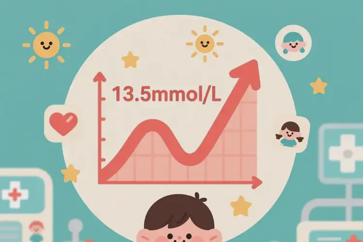 兒童早上空腹血糖13點5是糖尿病嗎(圖1)