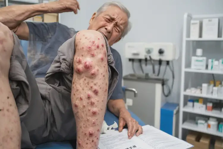 老人小腿出濕疹不管它會自己自愈嗎(圖4)