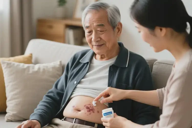 老年人肚子上經(jīng)常起濕疹可不可以徹底自愈(圖1)