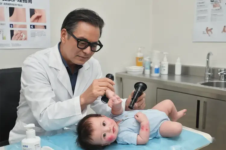 嬰幼兒屁股上容易長濕疹可以徹底自愈嗎(圖1)