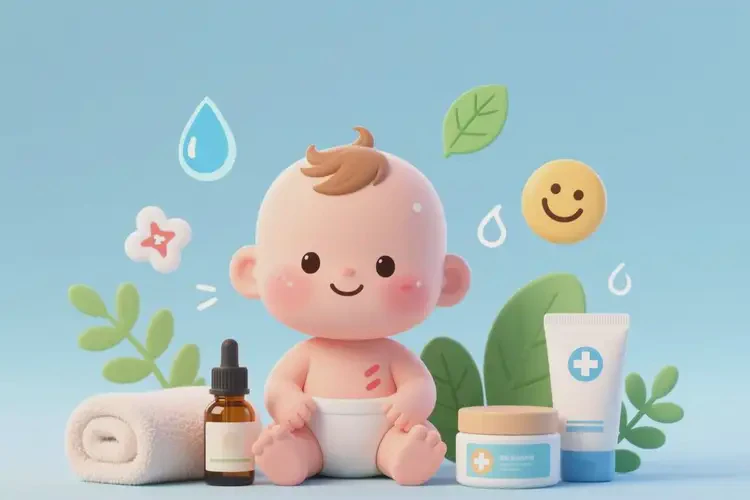 小兒大腿出濕疹可以徹底自愈嗎(圖3)