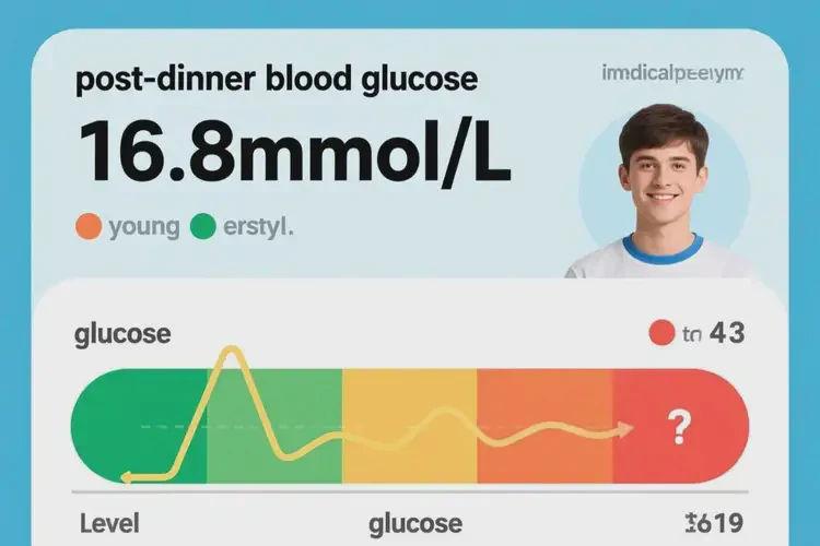 年輕人晚餐血糖16點(diǎn)8是糖尿病嗎(圖1)