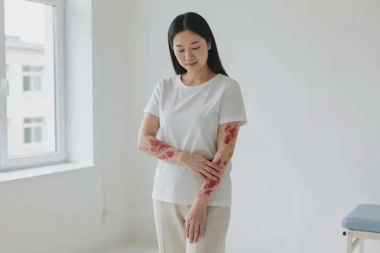 女人全身出現(xiàn)濕疹可不可以徹底自愈(圖4)