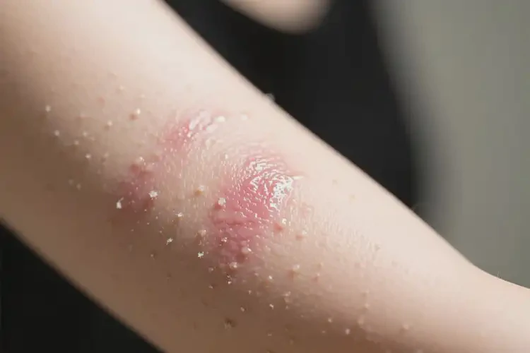 女人手臂上偶爾起濕疹能不能根治(圖3)