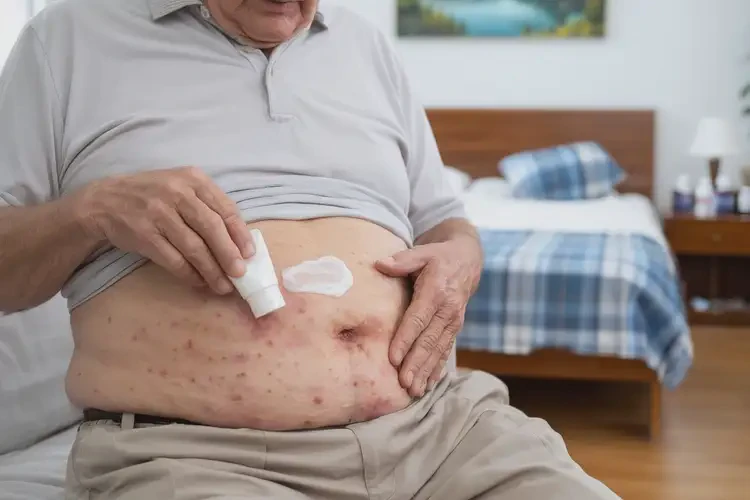 老人肚子起濕疹可不可以根治(圖2)