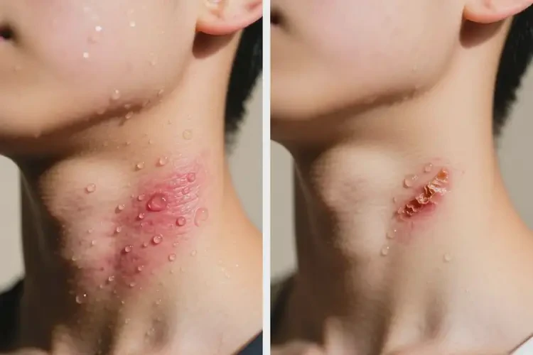 青少年脖子上容易起湿疹能不能彻底自愈(图3)