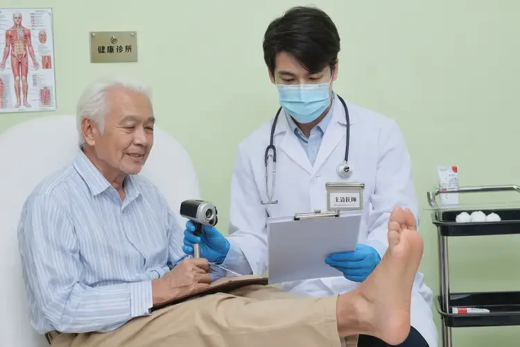 老人腳上出現濕疹能夠徹底治愈嗎(圖3)