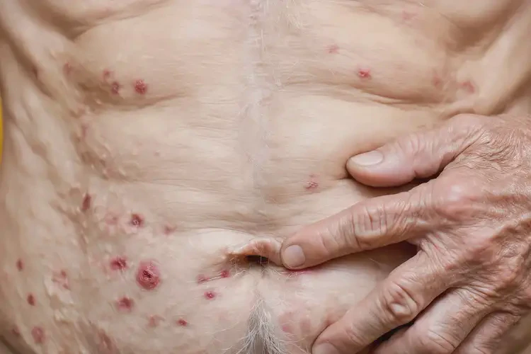 高齡老人肚子上起濕疹能不能根治(圖4)