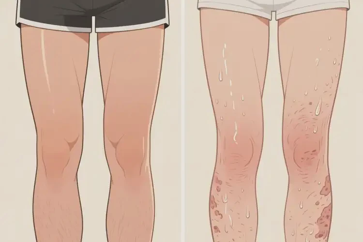 青年人大腿上長濕疹不管它會自己自愈嗎(圖4)