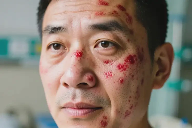 男人面部經(jīng)常長濕疹能不能根治(圖3)