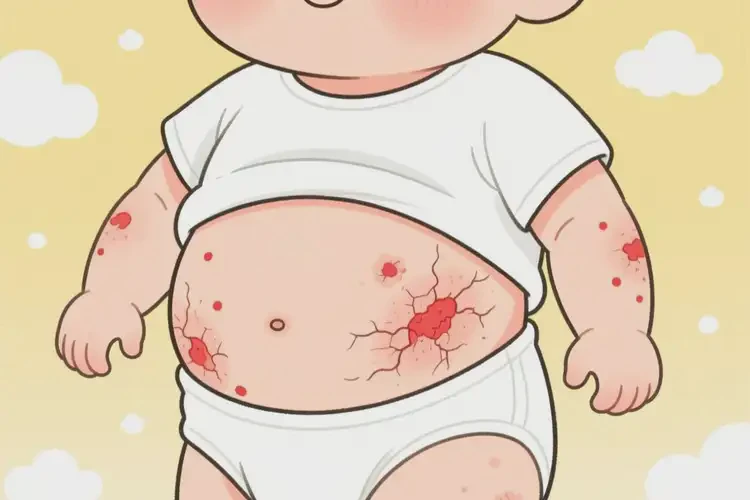 嬰兒肚子上經(jīng)常起濕疹可不可以根治(圖3)