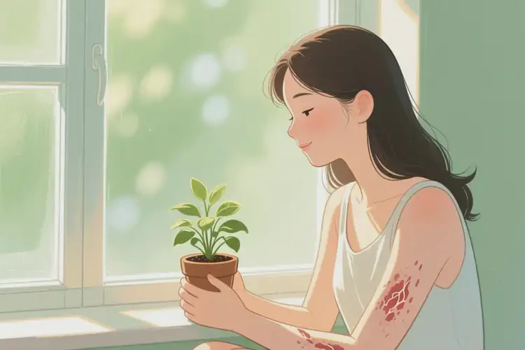 女生身上偶爾起濕疹不管它會自己好嗎(圖1)