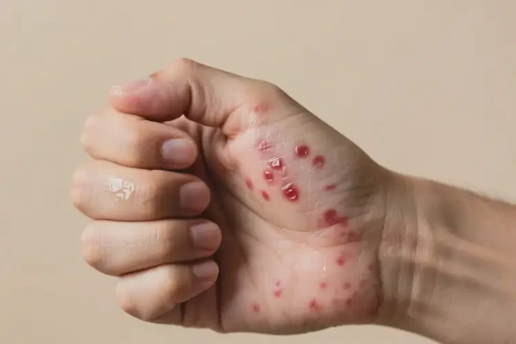 男人手上容易起濕疹不管它會自己痊愈嗎(圖3)