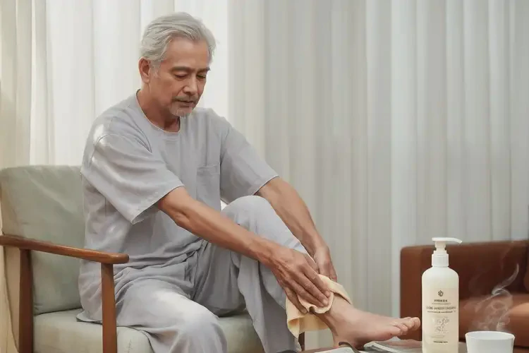 高齡老人小腿長濕疹能不能根治(圖1)