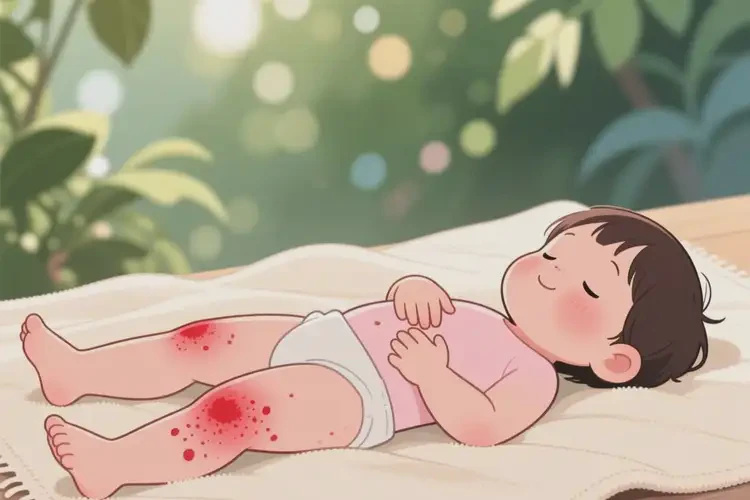 儿童大腿长湿疹可以彻底自愈吗(图3)