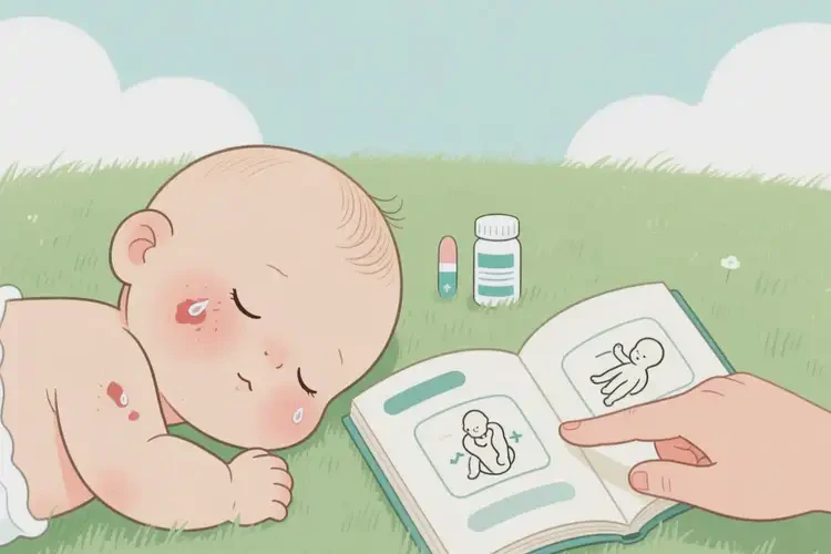 宝宝面部偶尔长湿疹可不可以根治(图1)