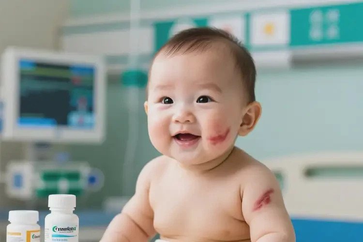 嬰幼兒臉上經(jīng)常起濕疹可不可以根治(圖2)