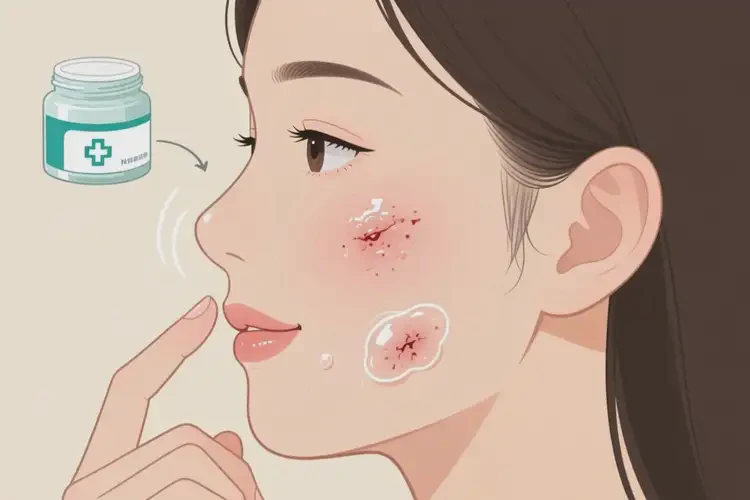 女生面部容易長(zhǎng)濕疹能夠徹底治愈嗎(圖2)