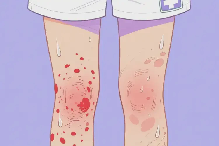 青少年大腿上长湿疹可以彻底自愈吗(图2)