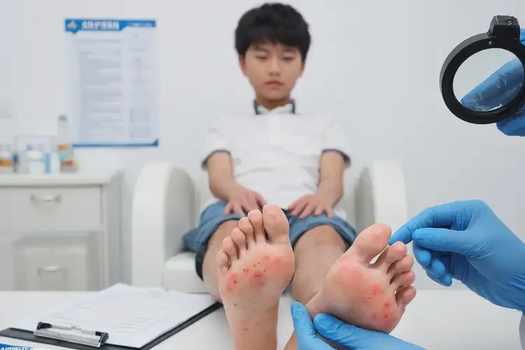 青少年腳上容易起濕疹不管它會自己自愈嗎(圖4)