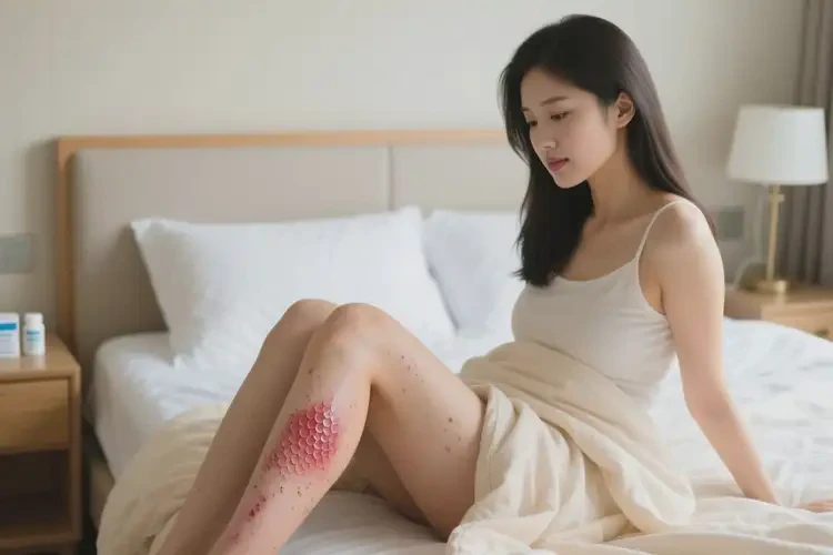 女人大腿上偶爾長(zhǎng)濕疹能不能根治(圖3)