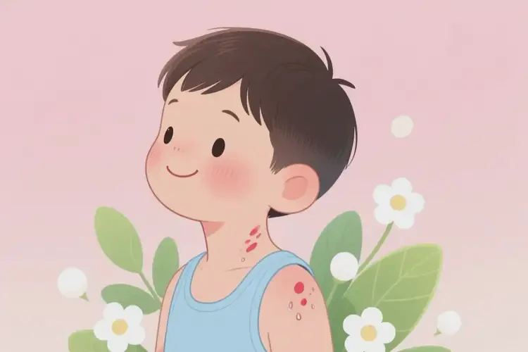 兒童脖子容易起濕疹不管它會(huì)自己痊愈嗎(圖4)