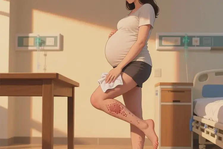 产妇小腿容易起湿疹可不可以根治(图1)