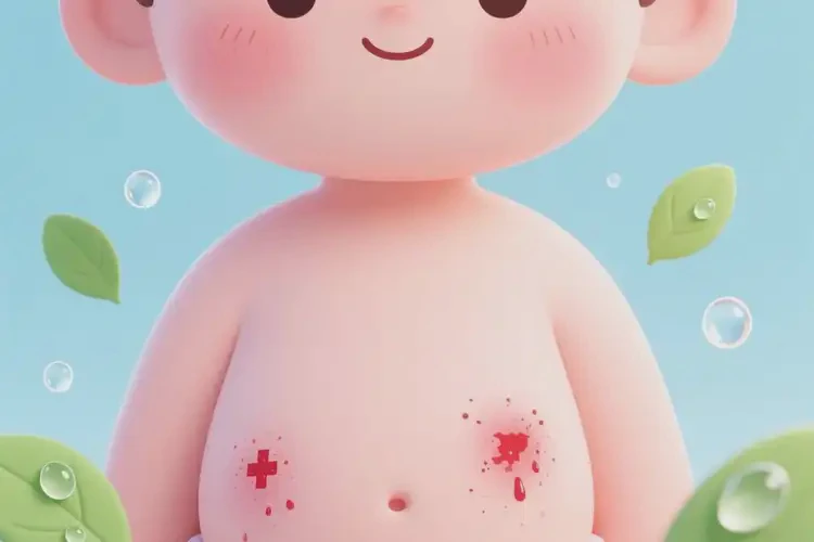 孩子肚子上出現(xiàn)濕疹能靠自己自愈嗎(圖3)