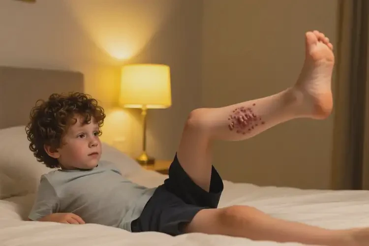 小孩小腿長(zhǎng)濕疹可不可以根治(圖1)