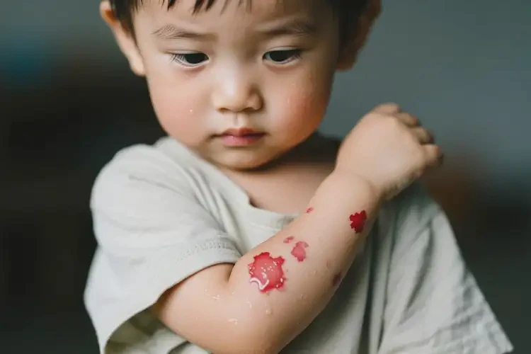 小孩手臂上出濕疹可不可以根治(圖1)