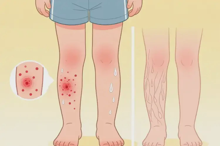 小兒大腿上容易長濕疹可不可以根治(圖2)