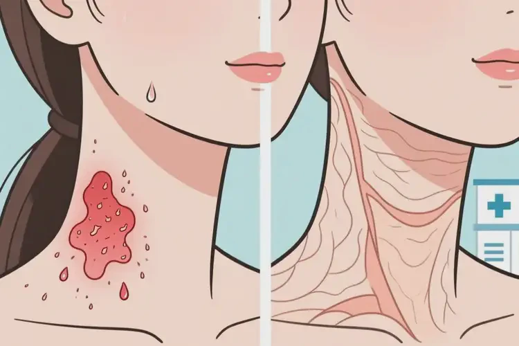 女性脖子上經(jīng)常長濕疹可不可以根治(圖3)