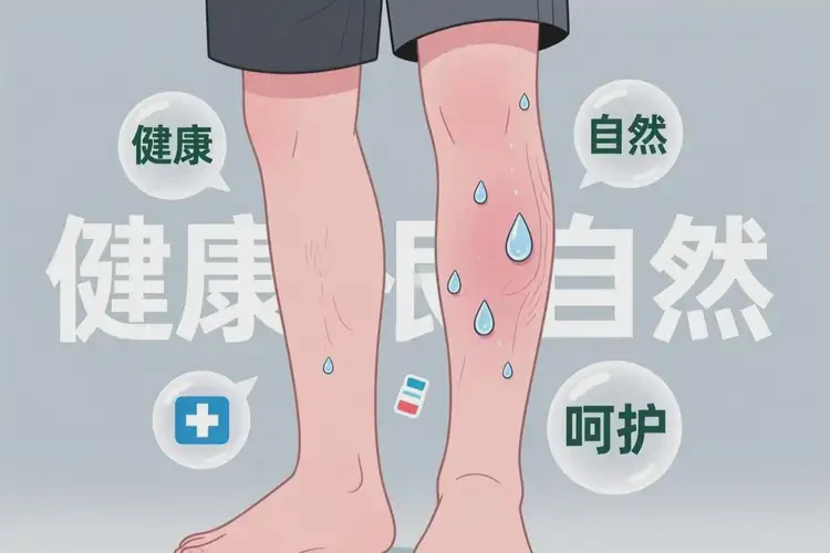 男生小腿上容易长湿疹可不可以根治(图1)