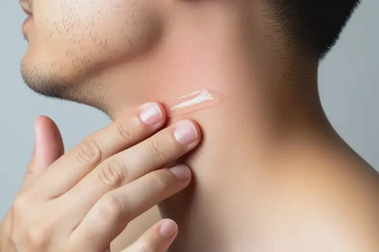 男人脖子上經(jīng)常起濕疹能不能根治(圖3)