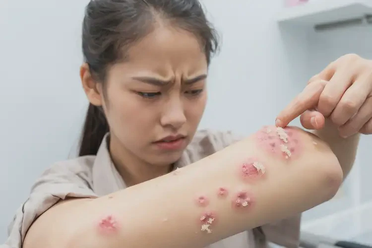 女性手臂上容易長濕疹不管它會自己自愈嗎(圖4)