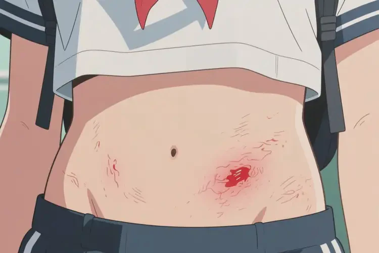 中学生肚子上偶尔起湿疹可不可以根治(图1)