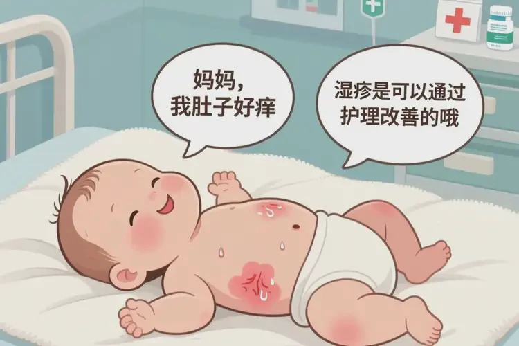 嬰兒肚子有濕疹可不可以根治(圖1)