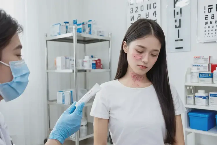 女人脖子上經(jīng)常長濕疹不管它會(huì)自己自愈嗎(圖3)