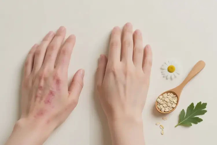 女人四肢容易长湿疹可以彻底自愈吗(图3)