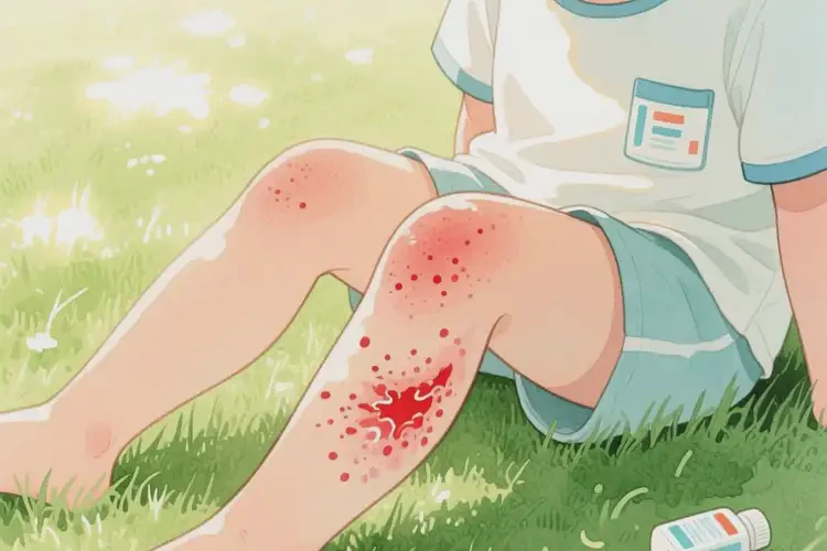 兒童大腿偶爾長濕疹能靠自己自愈嗎(圖4)