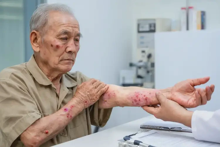 老年人手臂上偶爾起濕疹可不可以根治(圖4)