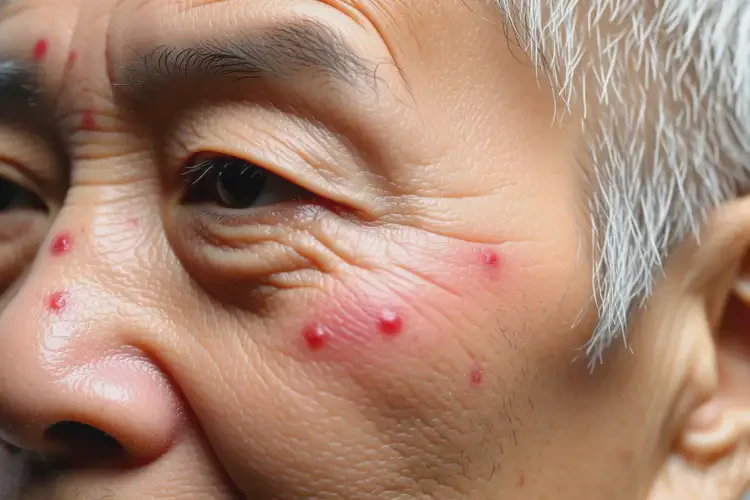 老年人全身經(jīng)常起濕疹能夠徹底治愈嗎(圖1)