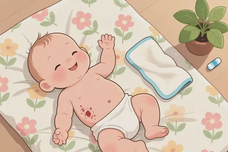 嬰兒肚子起濕疹可不可以根治(圖1)