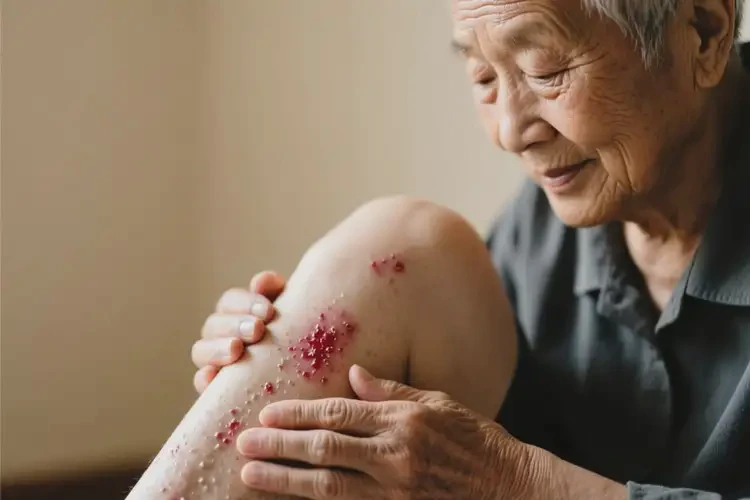 老年人小腿上起濕疹可不可以根治(圖3)