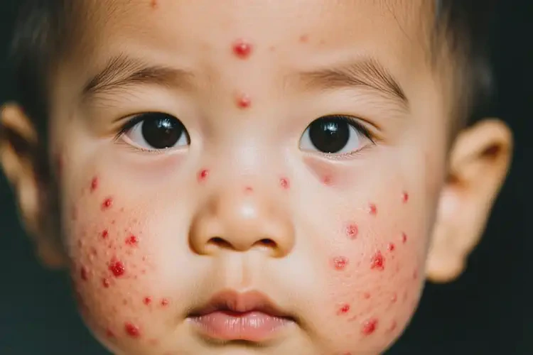 幼兒臉上出濕疹能徹底自愈嗎(圖1)