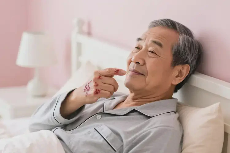 高齡老人身上有濕疹不管它會自己好嗎(圖3)