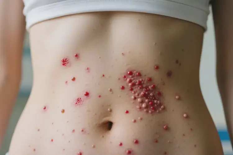 女生肚子上出濕疹不管它會(huì)自己自愈嗎(圖4)